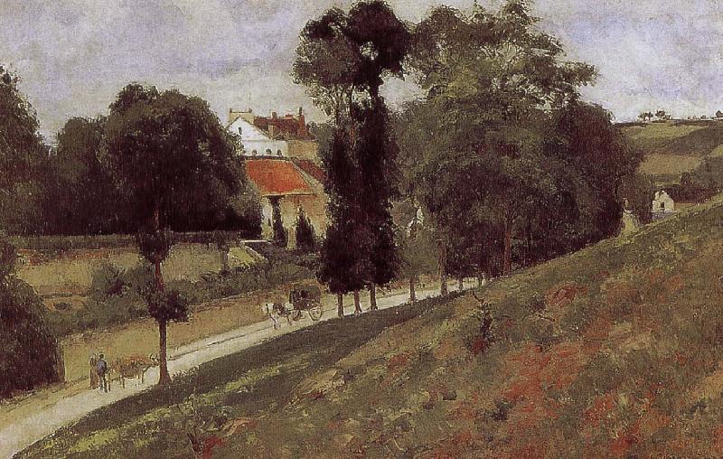 de sac off St Anton, Camille Pissarro